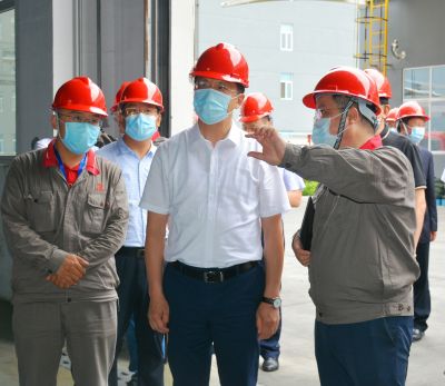 落实防汛工作 筑牢安全防线|潍坊市委书记惠新安调研山东Letou乐投药业防汛及汛期企业安全生产工作